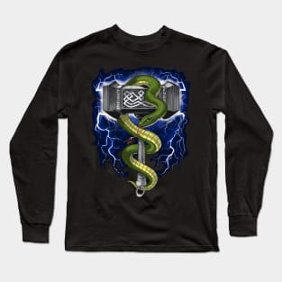 Viking Warrior Hammer Long Sleeve T-Shirt